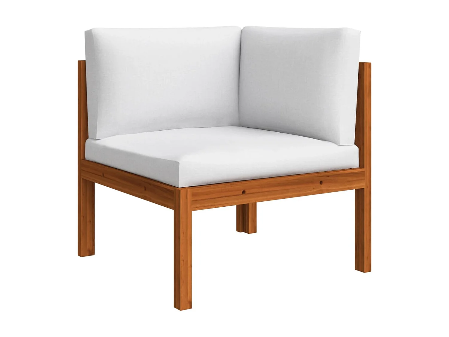 Móveis de jardim móveis de exterior conjunto de móveis de 12 peças com almofadas creme madeira de acácia maciça 02_0015568