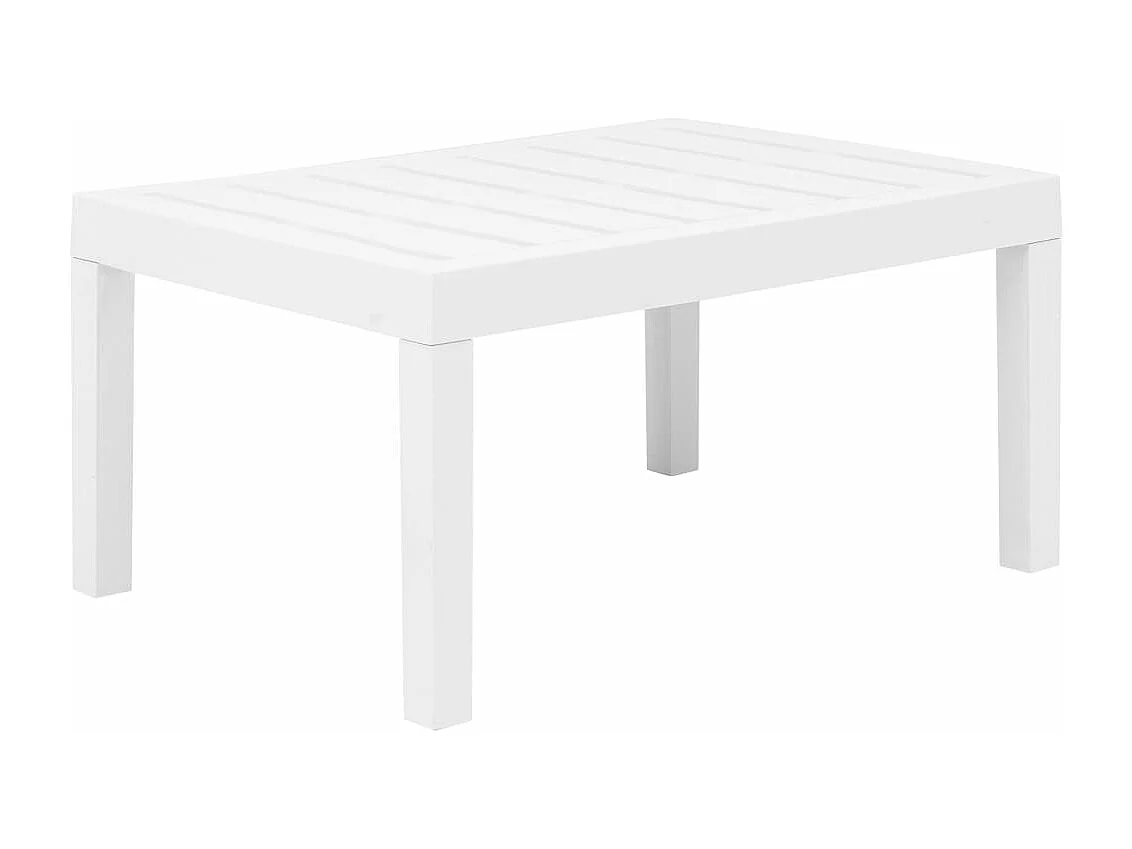 Salon de jardin meuble blanche 72.5 x 65 x 74.5 cm 02_0016062
