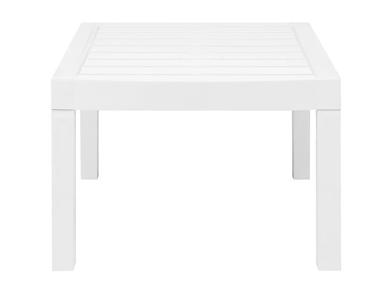 Móveis de jardim móveis de exterior conjunto de 3 peças de plástico branco 02_0016062