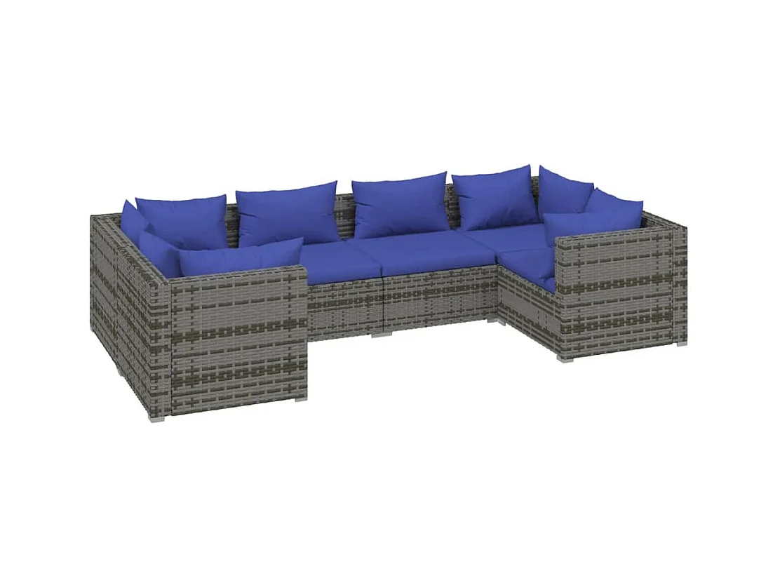 Salon de jardin meuble résine grise 70 x 70 x 60.5 cm 02_0016866