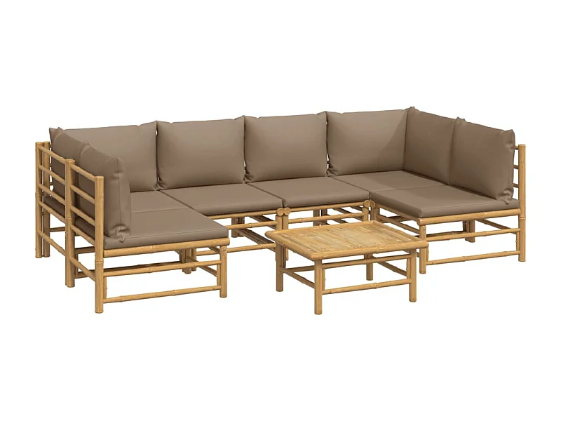 Salon de jardin meuble bambou marron 55 x 69 x 65 cm 02_0017334