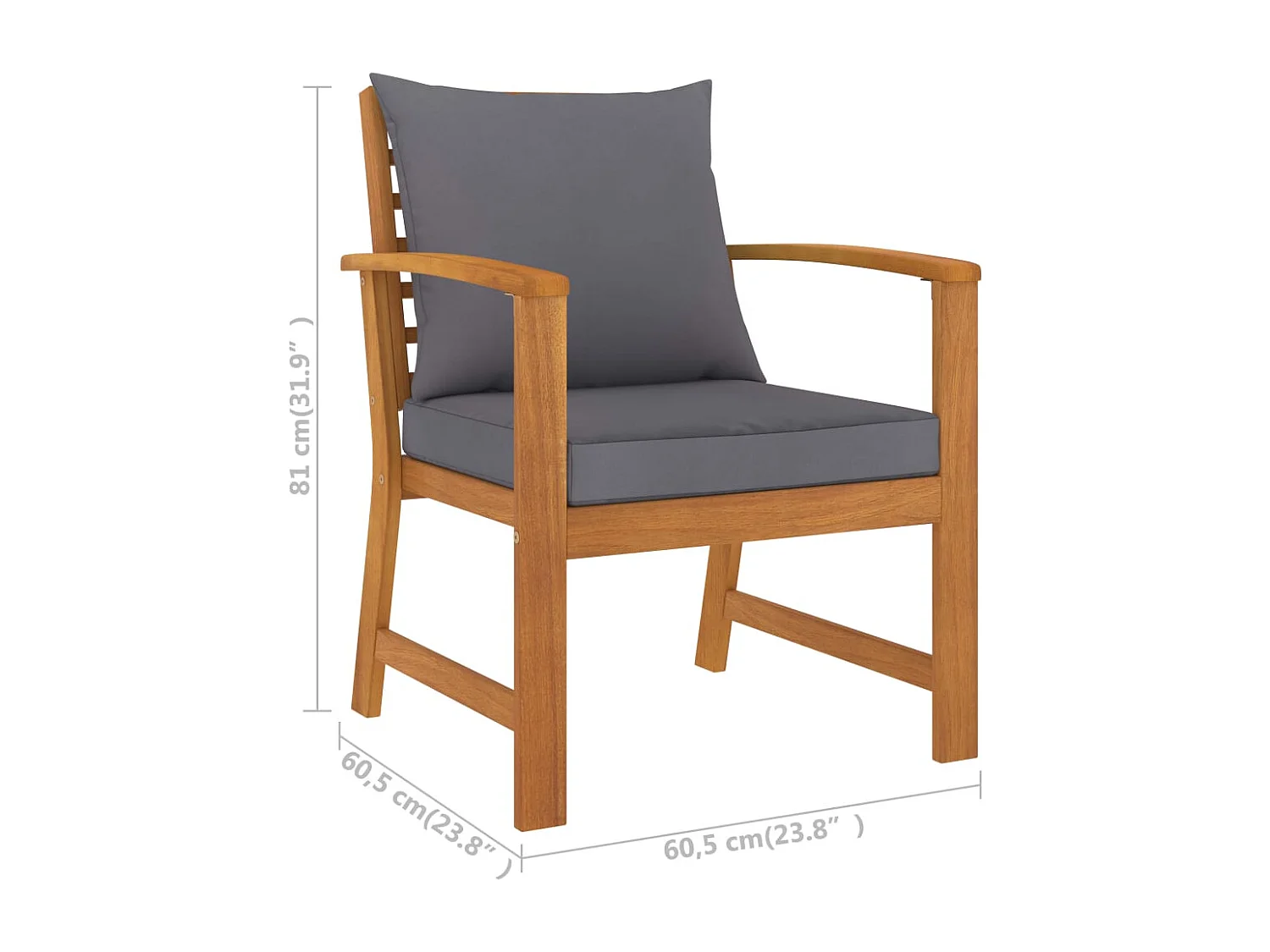 Salon de jardin meuble bois marron 60.5 x 60.5 x 81 cm 02_0016287