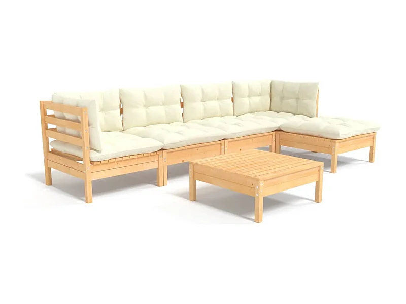 Salon de jardin meuble bois marron 63.5 x 63.5 x 62.5 cm 02_0016754