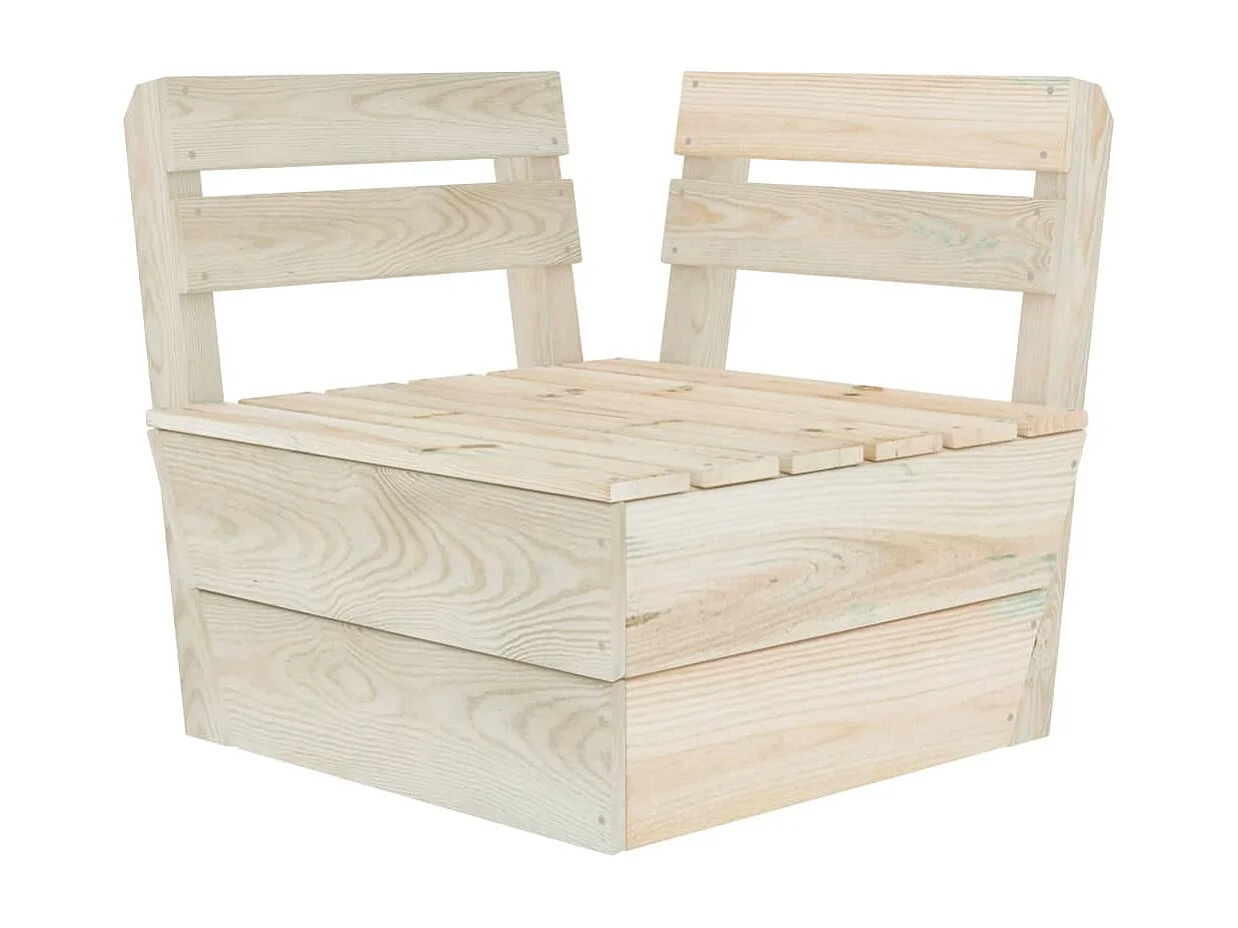 Mobili da giardino mobili da esterno set di mobili su pallet 6 pezzi in legno di abete rosso impregnato 02_0018459