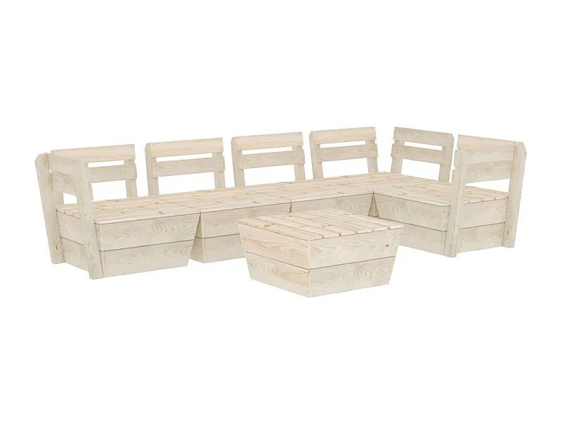 Salon de jardin meuble bois marron 60 x 60 x 65 cm 02_0018459