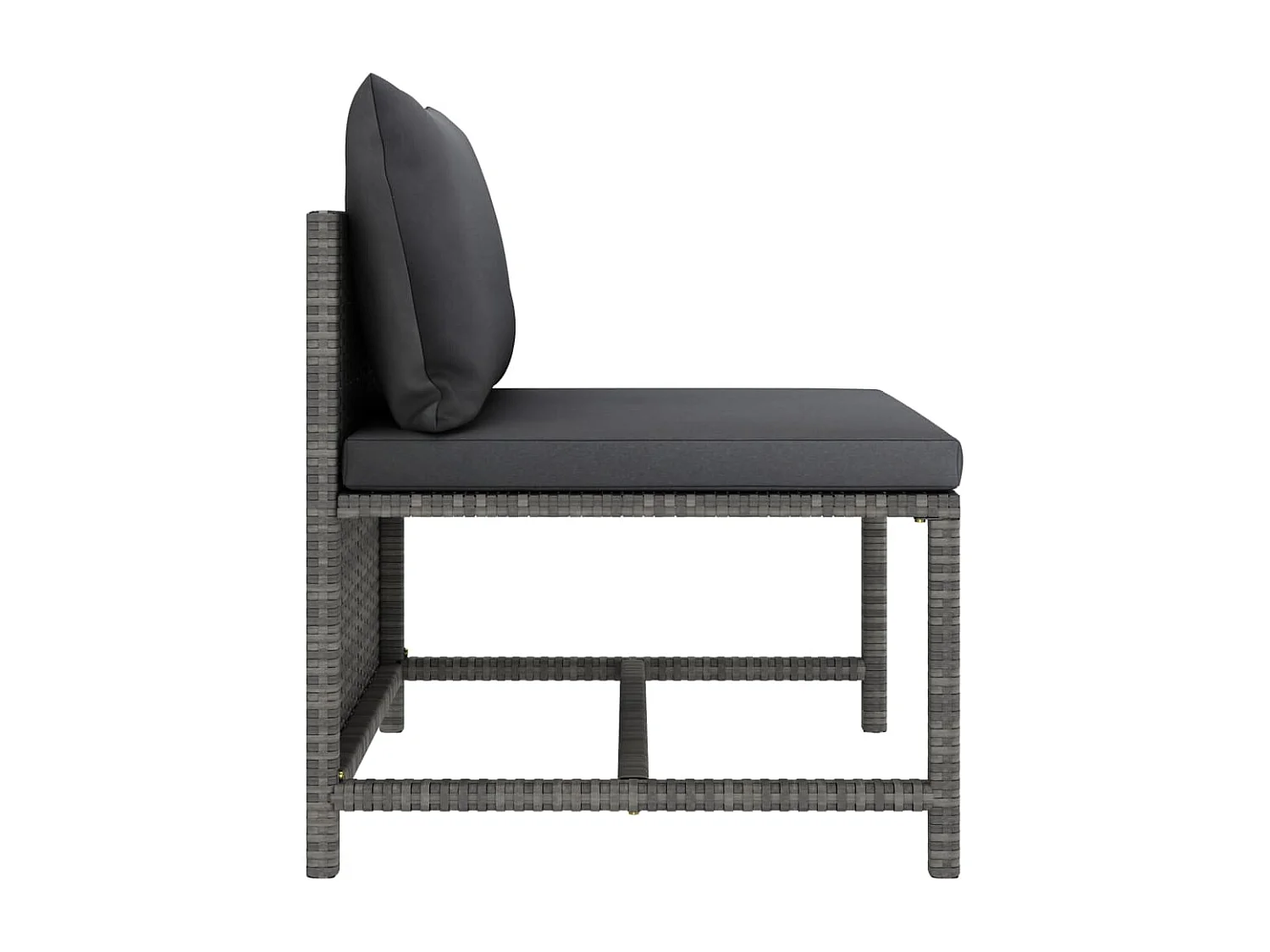 Muebles de jardín muebles de exterior juego de muebles de 12 piezas con cojines de resina tejida gris 02_0015646