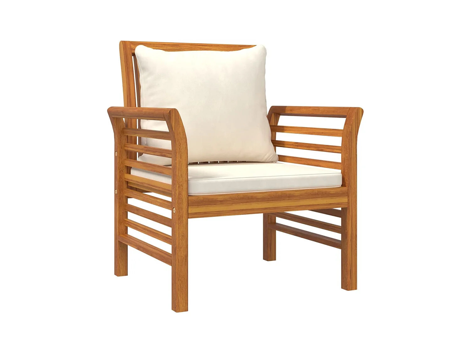 Muebles de jardín muebles de exterior juego de muebles de 4 piezas con cojines de madera maciza de acacia 02_0016123