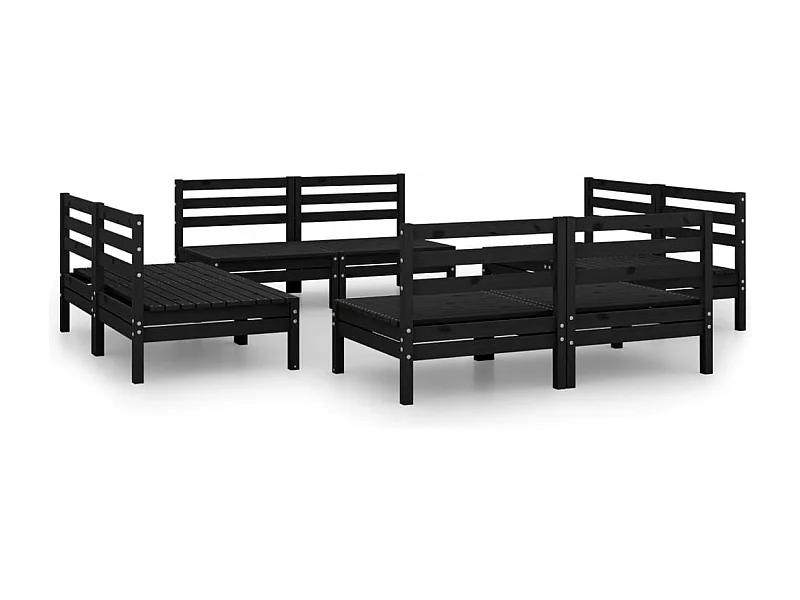 Salon de jardin meuble bois marron 63.5 x 63.5 x 62.5 cm 02_0017869