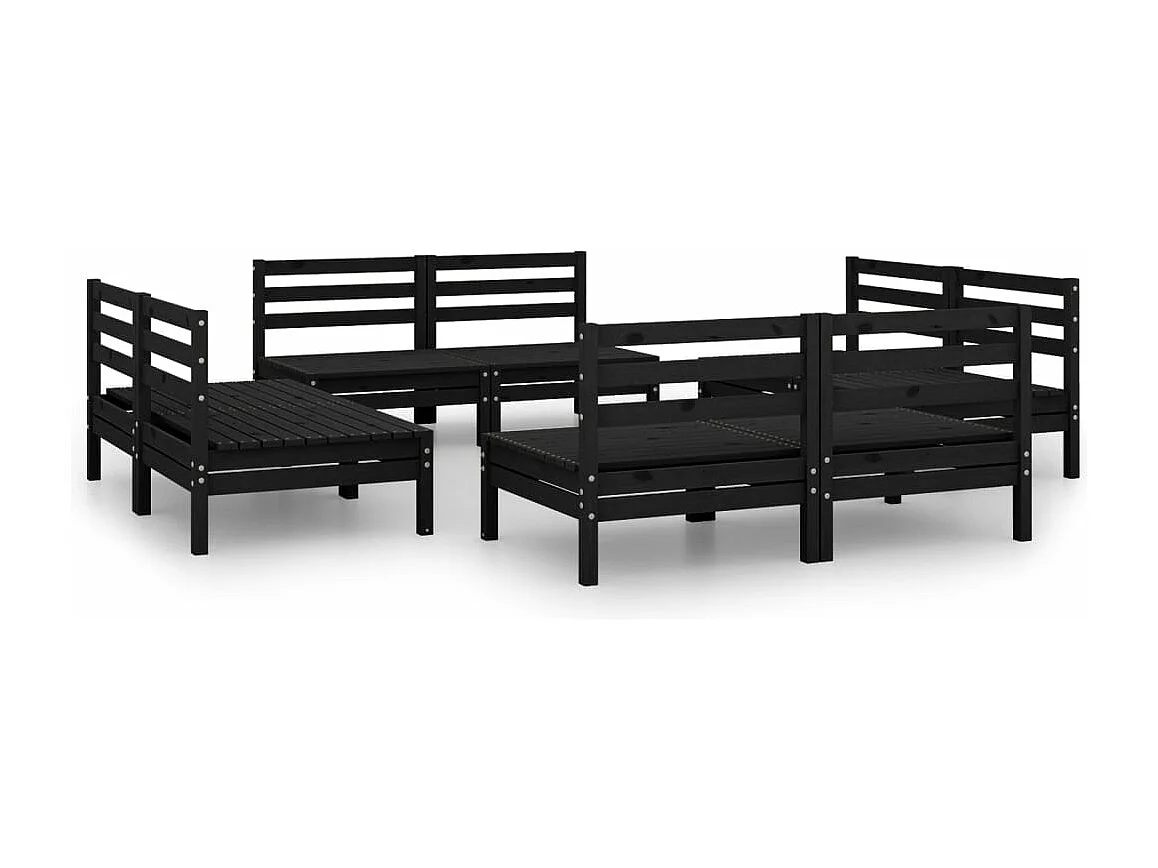 Salon de jardin meuble bois marron 63.5 x 63.5 x 62.5 cm 02_0017869