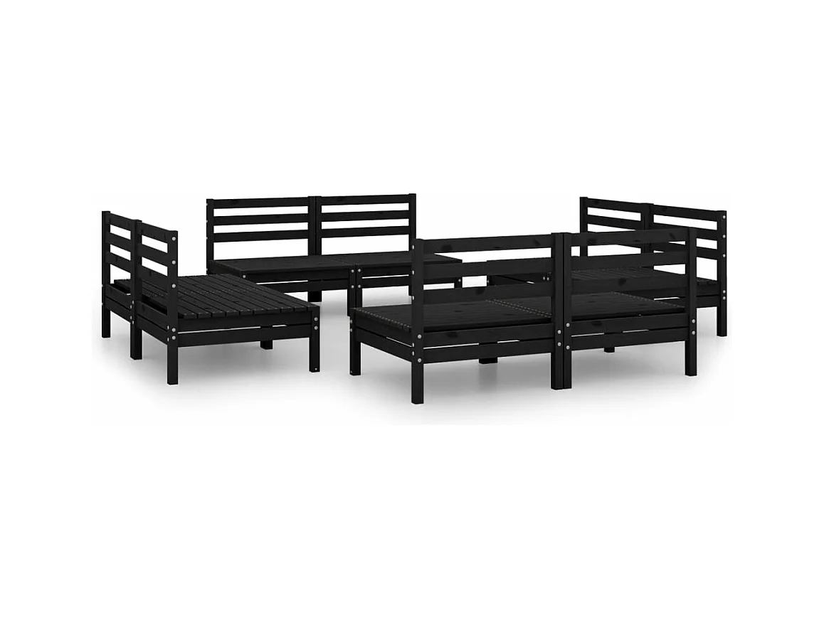 Salon de jardin meuble bois marron 63.5 x 63.5 x 62.5 cm 02_0017869