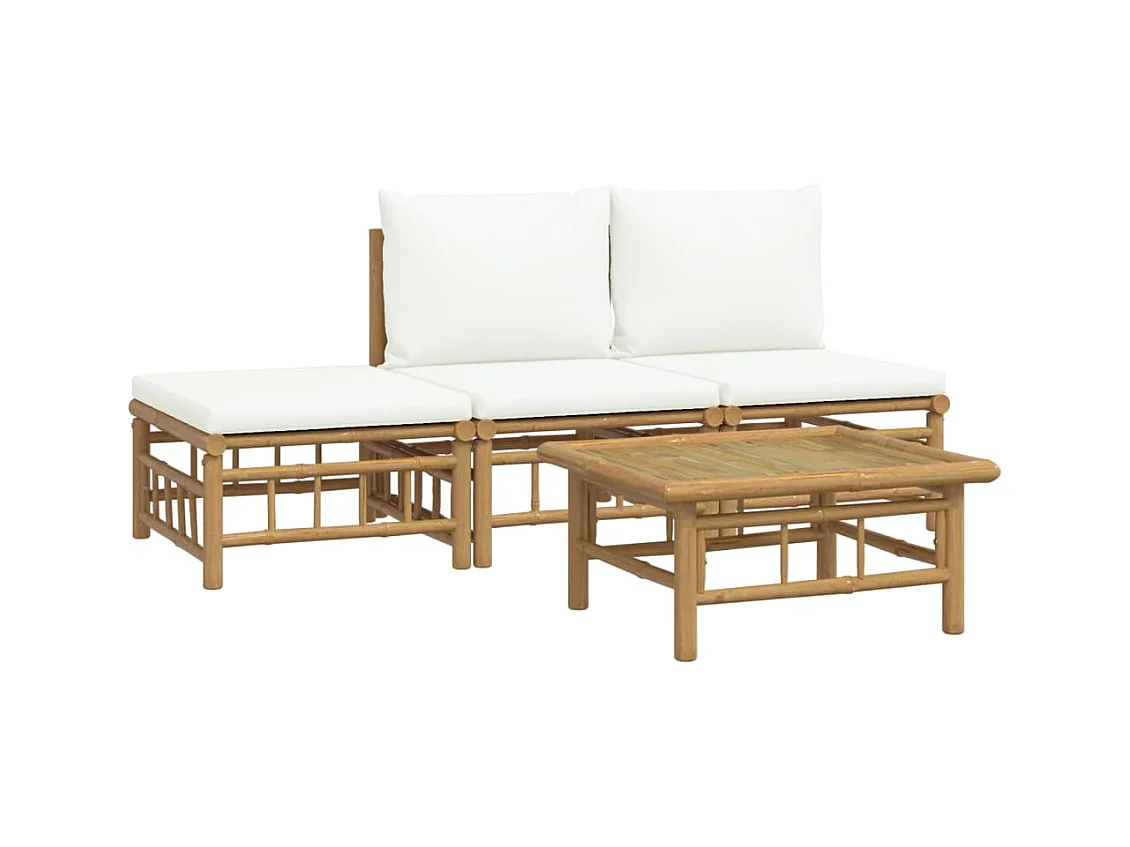 Salon de jardin meuble bambou marron 55 x 69 x 65 cm 02_0016089