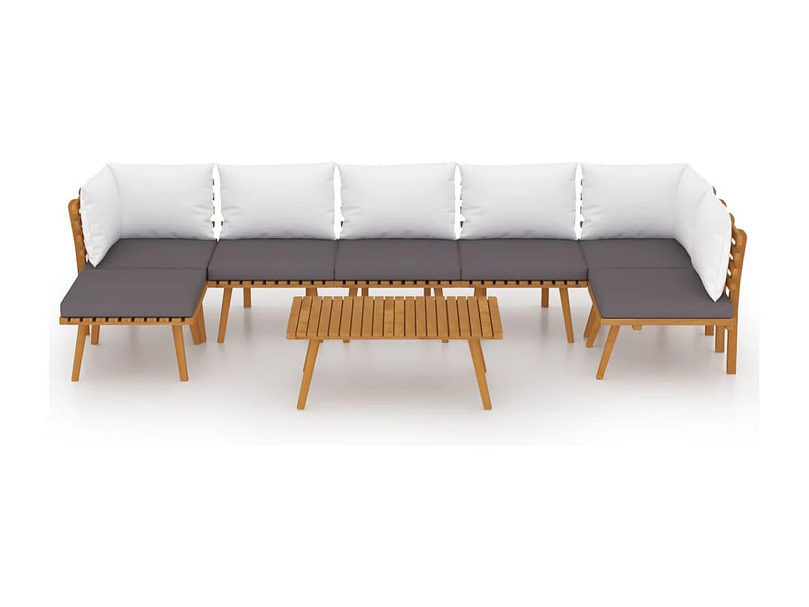 Salon de jardin meuble bois marron 60 x 65 x 65 cm 02_0017488