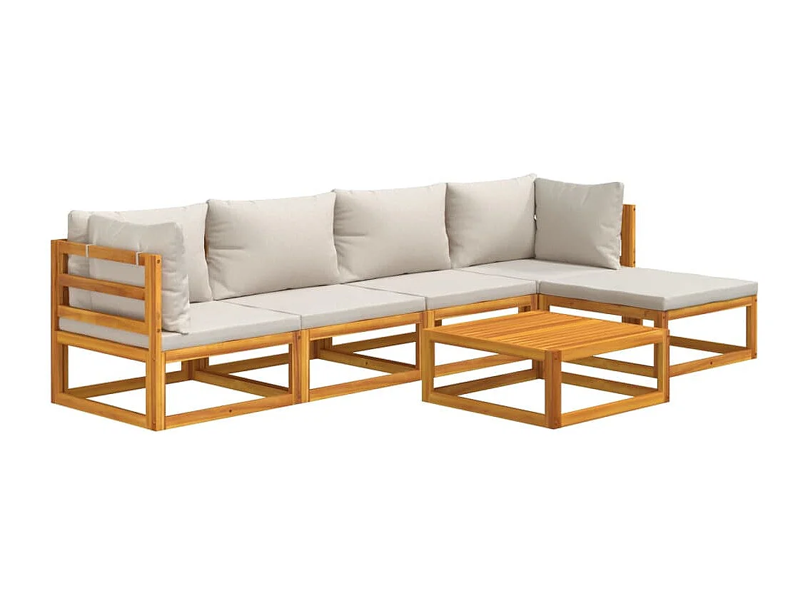 Salon de jardin meuble bois marron 68 x 70.5 x 65 cm 02_0016779