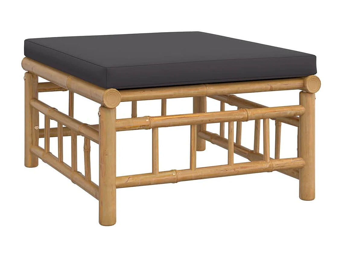 Salon de jardin meuble bambou marron 69 x 69 x 65 cm 02_0016136