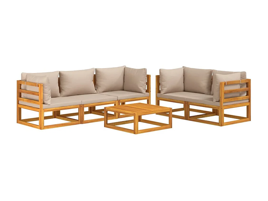 Salon de jardin meuble bois marron 68 x 70.5 x 65 cm 02_0016951