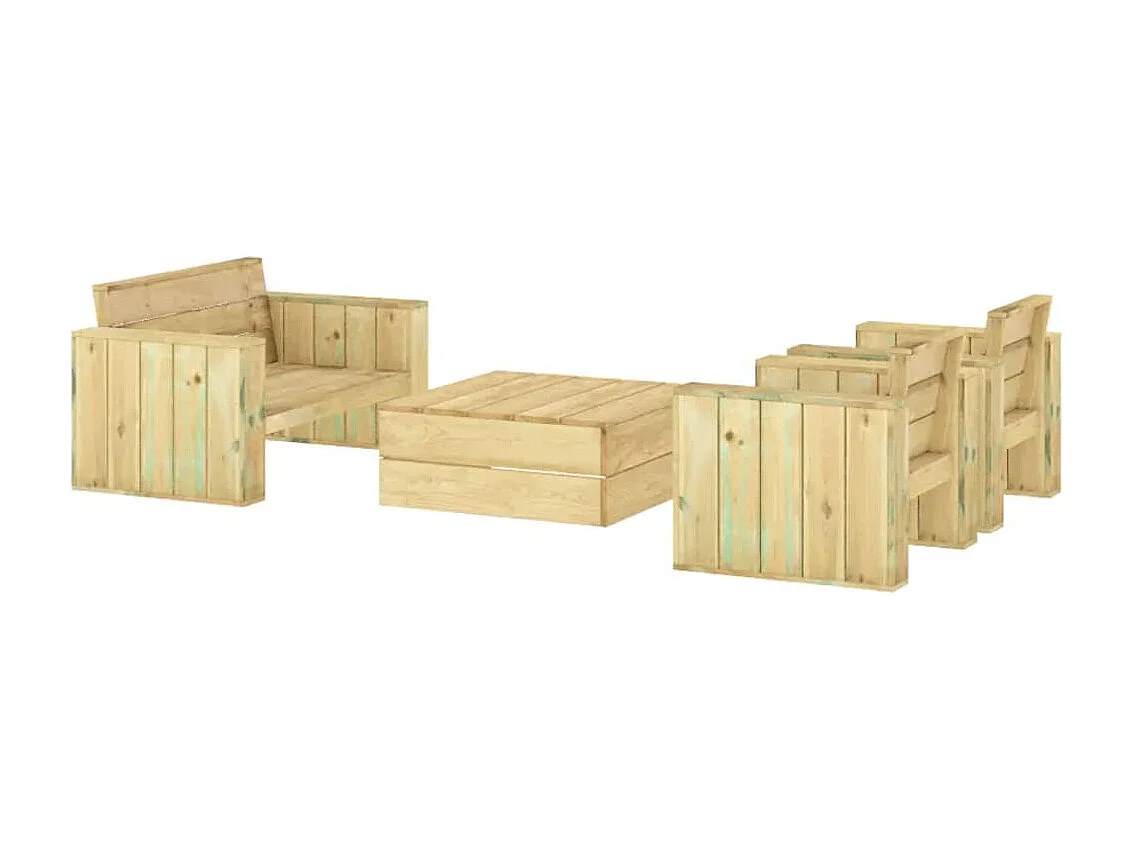 Salon de jardin meuble bois marron 89 x 76 x 76 cm 02_0016249