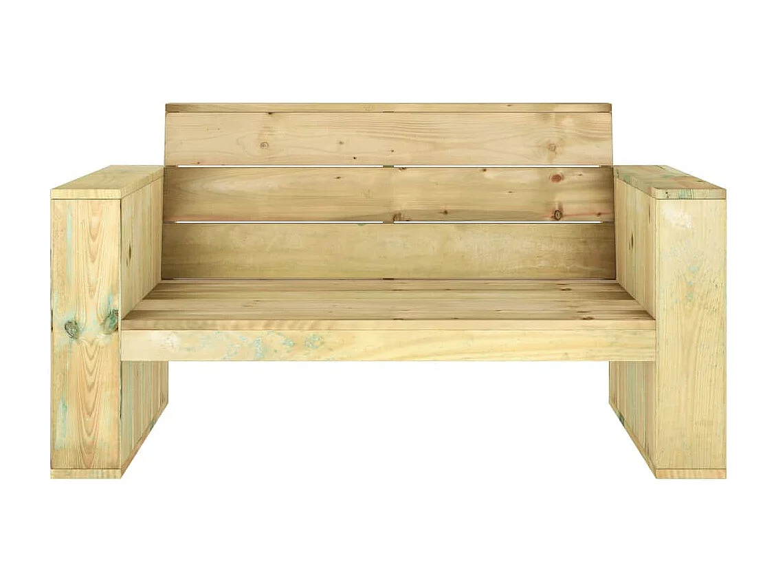 Mobili da giardino mobili da esterno set di mobili 4 pezzi in legno di pino massiccio impregnato 02_0016249