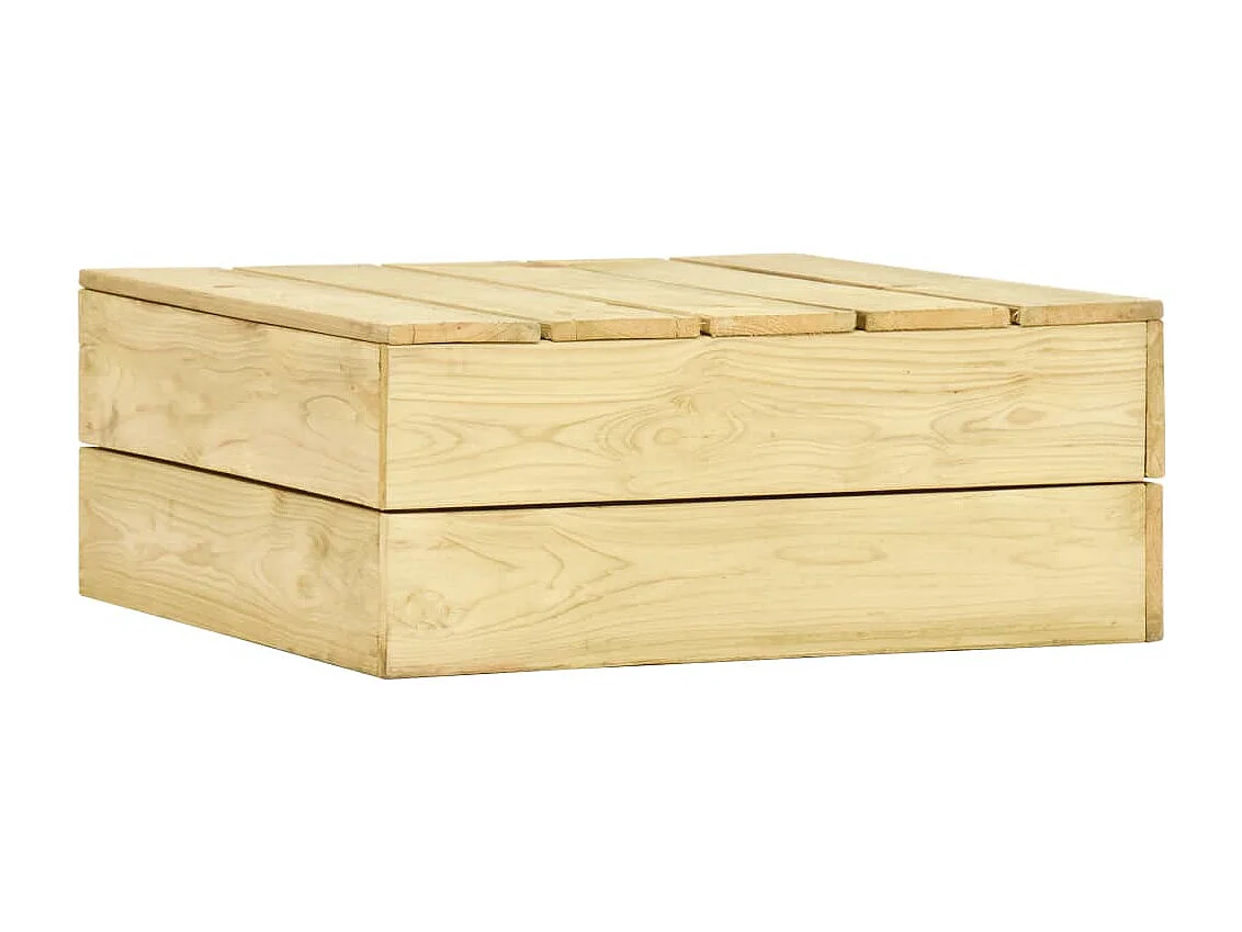 Mobili da giardino mobili da esterno set di mobili 4 pezzi in legno di pino massiccio impregnato 02_0016249