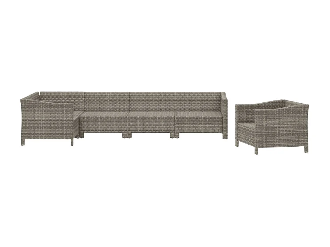 Salon de jardin meuble résine grise 72 x 63 x 55.5 cm 02_0016812