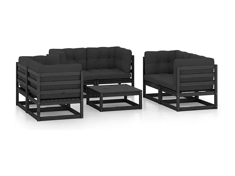 Salon de jardin meuble bois marron 70 x 70 x 67 cm 02_0017123