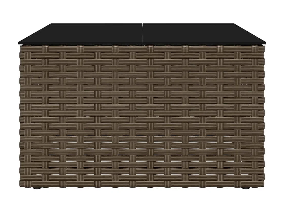 Salon de jardin meuble résine marron 238 x 110 x 66 cm 02_0015897