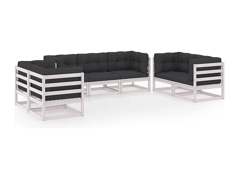 Salon de jardin meuble bois marron 70 x 70 x 67 cm 02_0017125