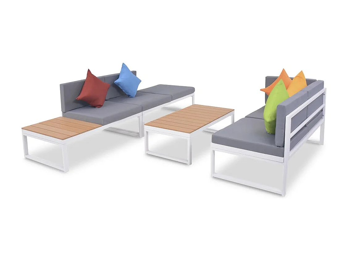 Salon de jardin meuble aluminium 128 x 66 x 65 cm 02_0016077