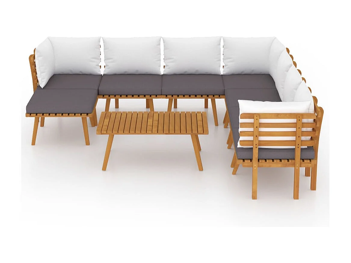 Salon de jardin meuble bois marron 60 x 65 x 65 cm 02_0017907