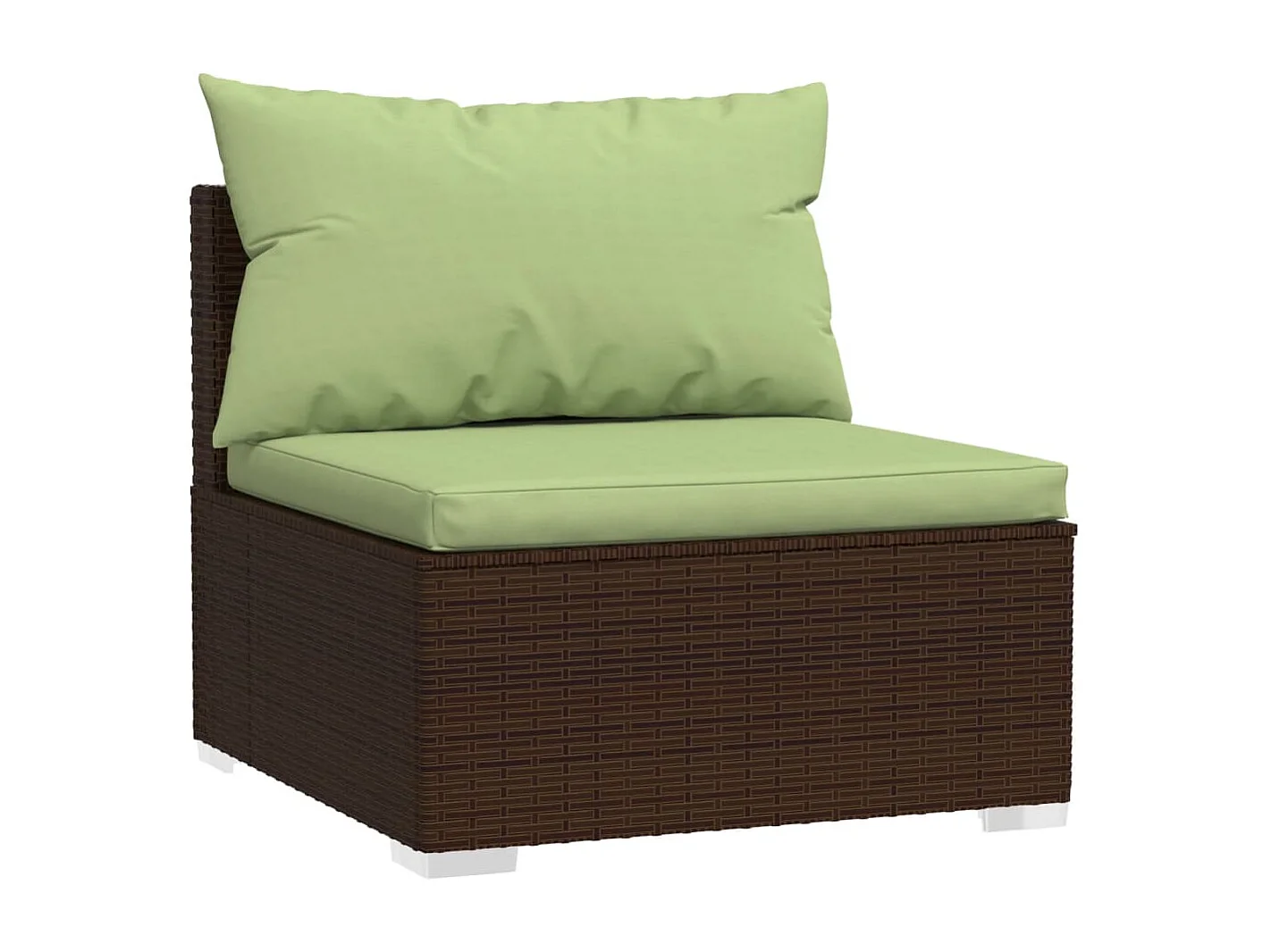 Salon de jardin meuble résine marron 70 x 70 x 60.5 cm 02_0017290