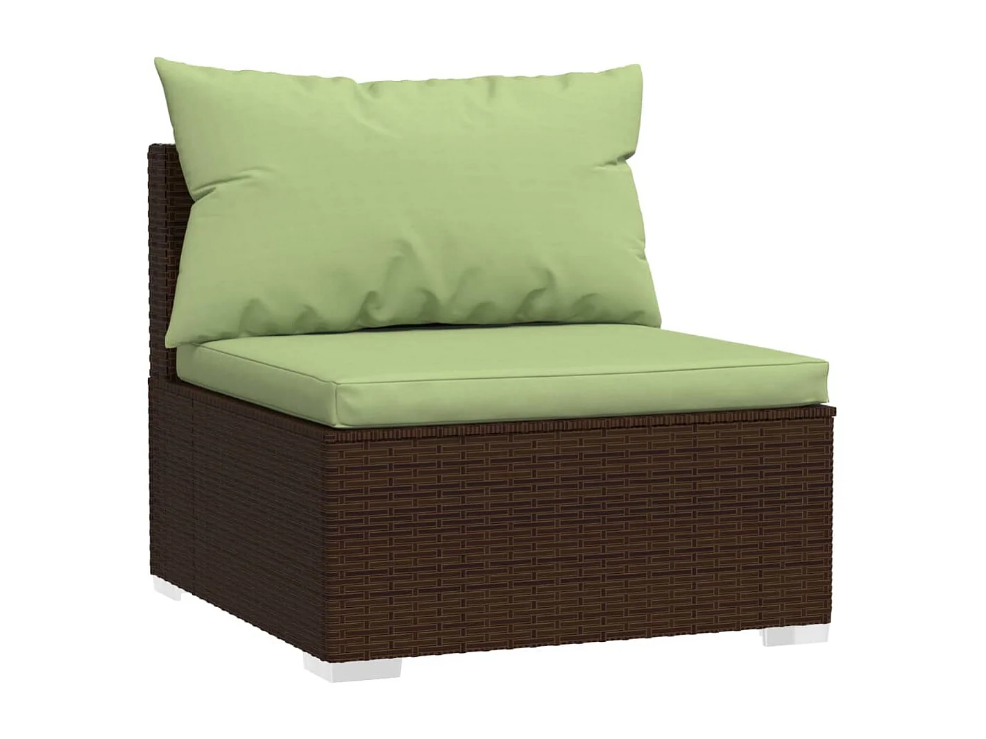 Salon de jardin meuble résine marron 70 x 70 x 60.5 cm 02_0018055