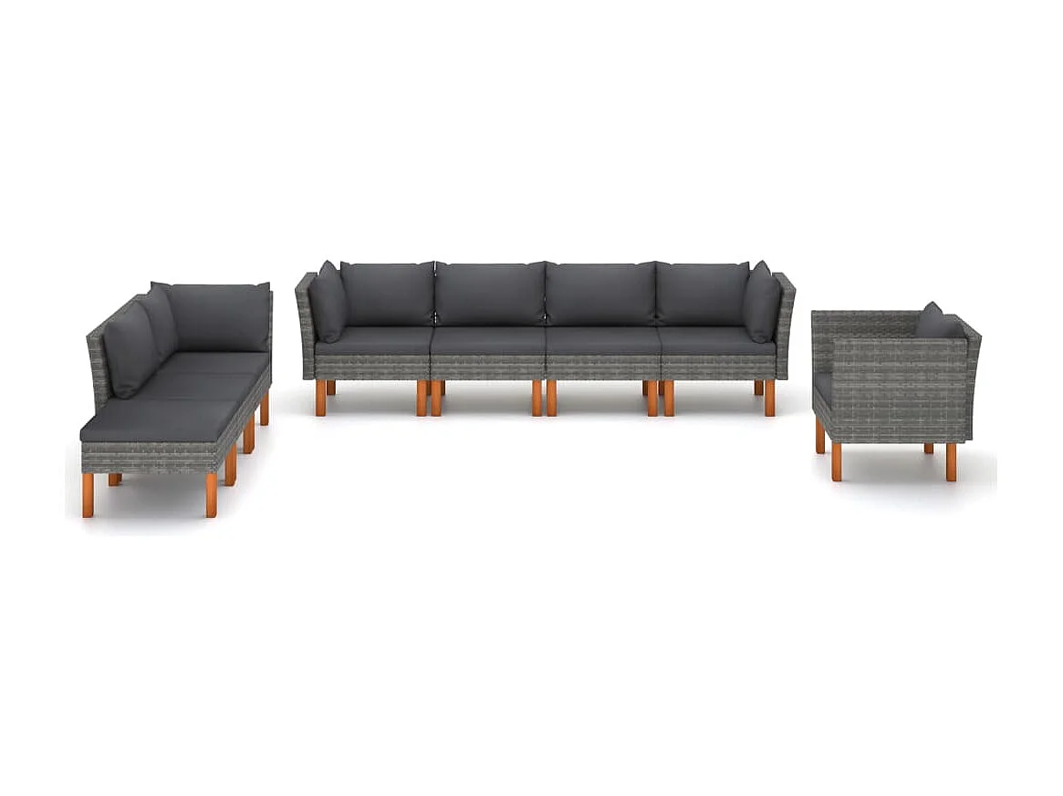 Salon de jardin meuble résine marron 60.5 x 64.5 x 67 cm 02_0017882