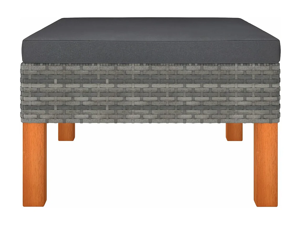 Salon de jardin meuble résine marron 60.5 x 64.5 x 67 cm 02_0017882