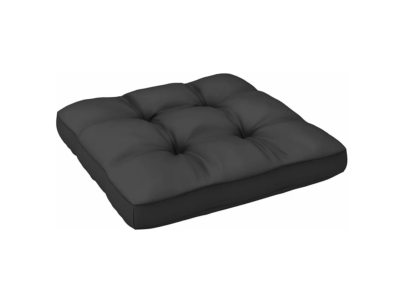 Móveis de jardim móveis de exterior Conjunto de móveis de 11 peças com almofadas antracite em pinho maciço 02_0015290