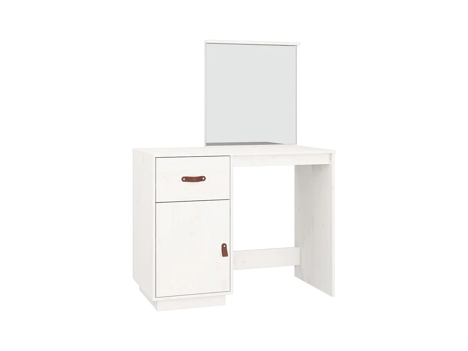 Coiffeuse en bois avec bois blanche 95 x 50 x 135 cm 02_0006275