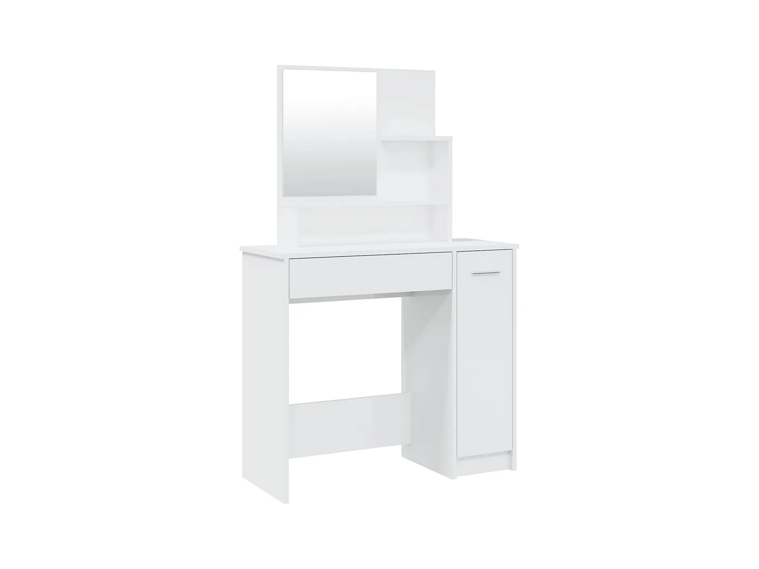 Coiffeuse design contemporaine avec blanche 86.5 x 35 x 136 cm 02_0006394