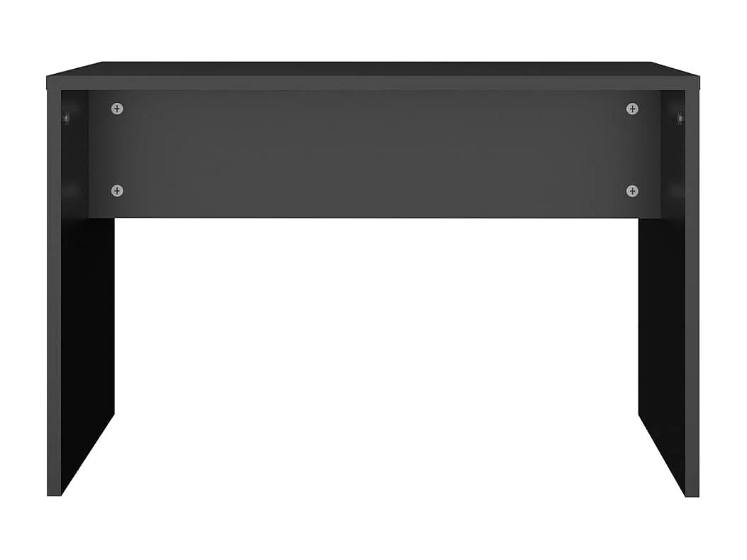 Coiffeuse table de maquillage noire 86.5 x 35 x 136 cm 02_0006372