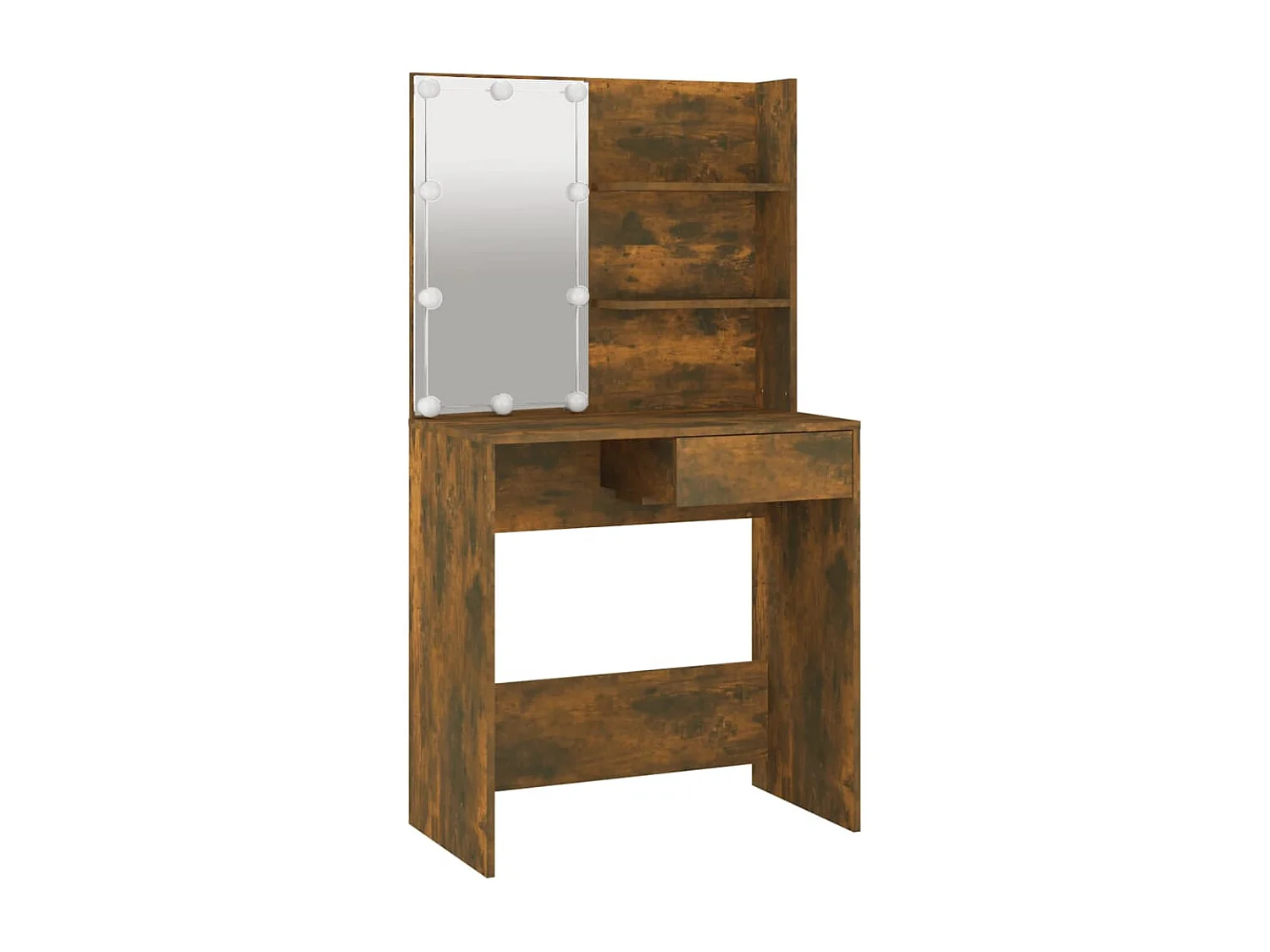 Coiffeuse table de maquillage beige 74.5 x 40 x 141 cm 02_0006284