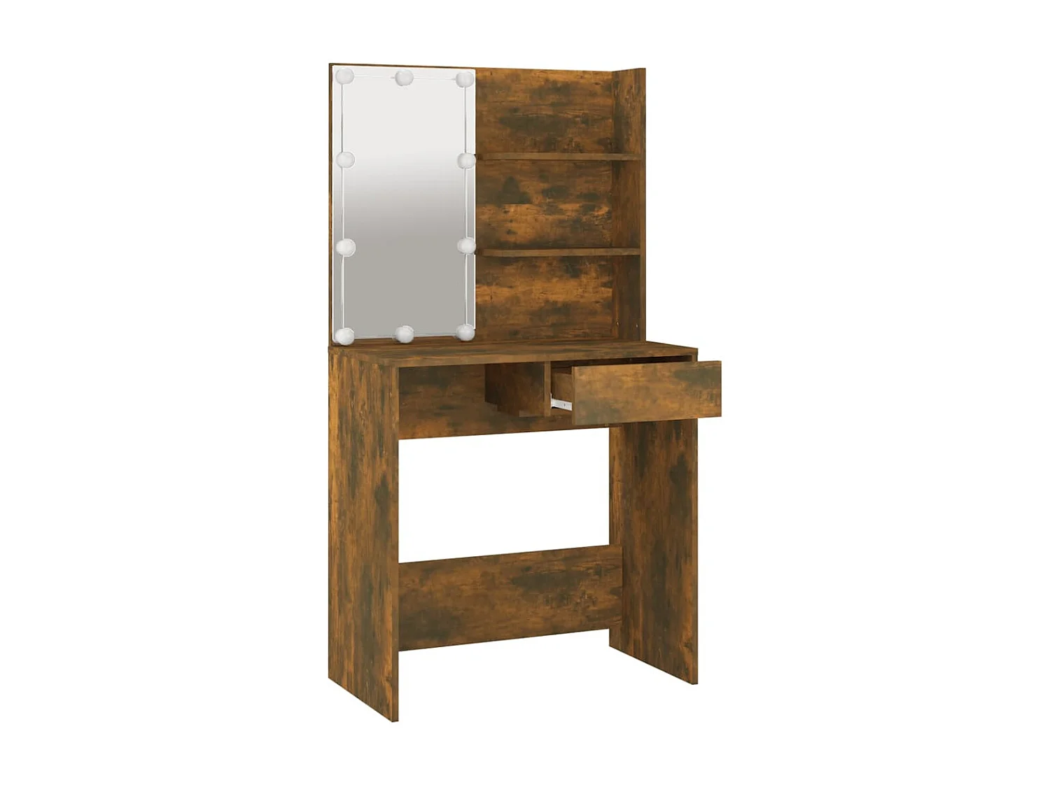 Coiffeuse table de maquillage beige 74.5 x 40 x 141 cm 02_0006284