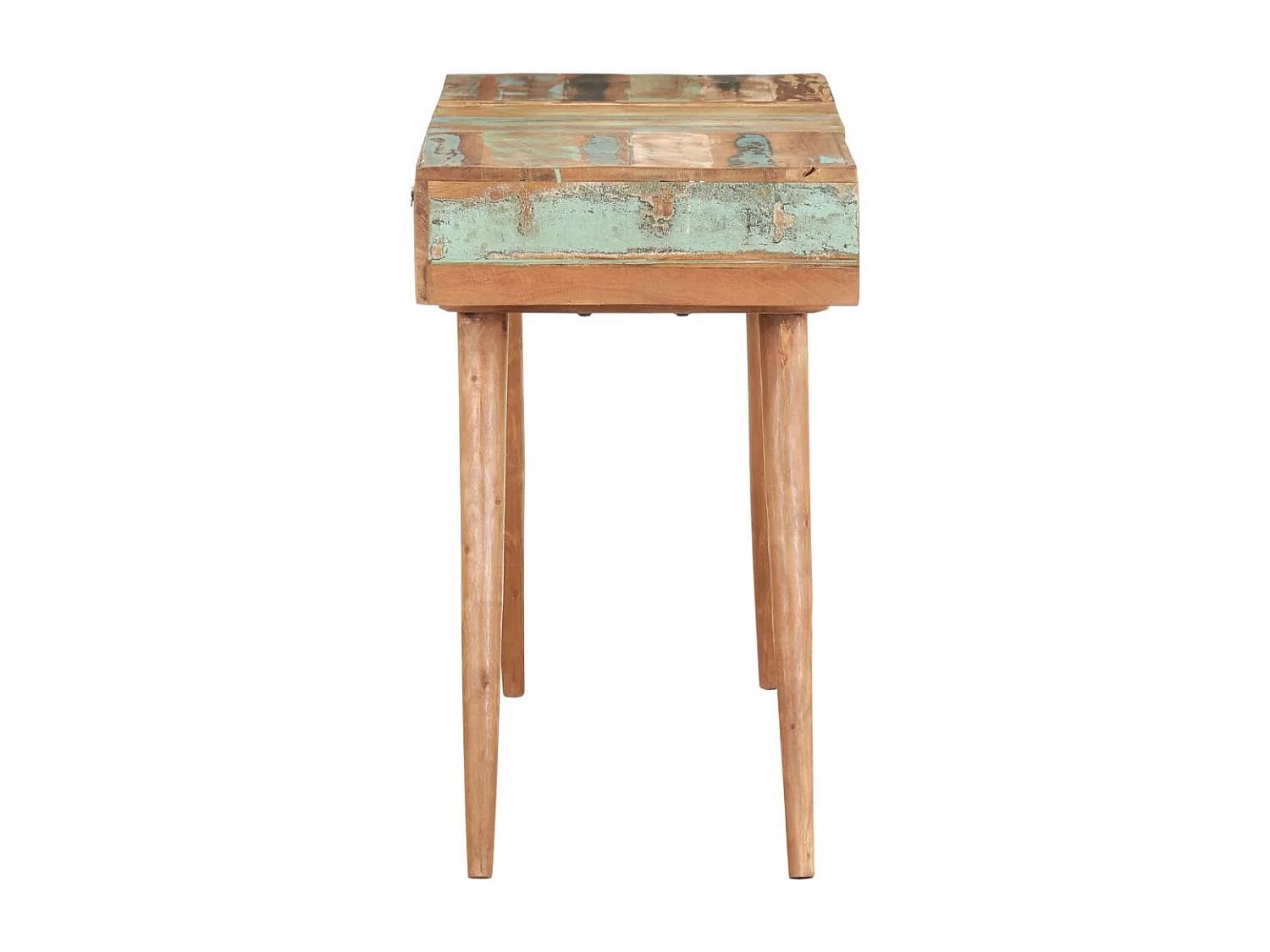 Coiffeuse avec miroir table bois marron 112 x 45 x 76 cm 02_0006357