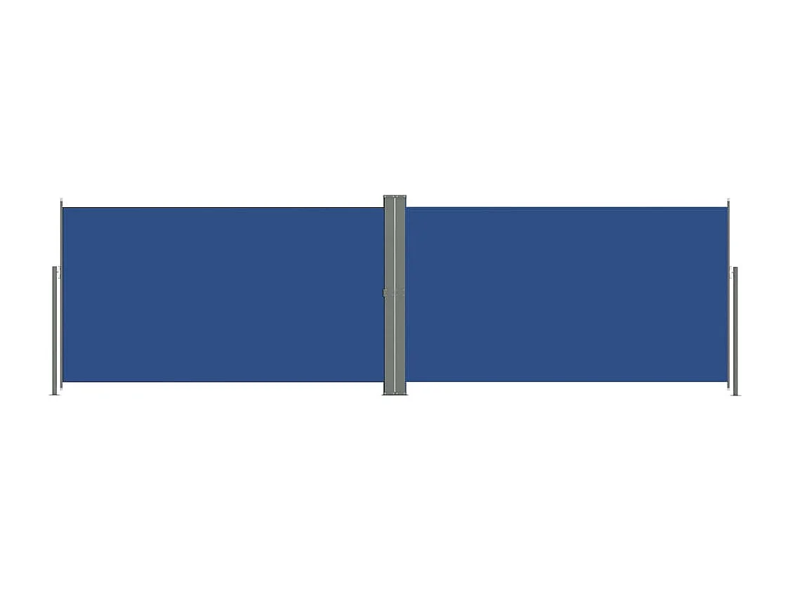 Auvent paravent store brise-vue bleue 600 x 180 x 180 cm 02_0007145