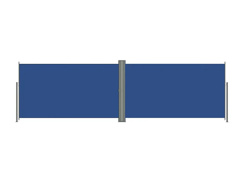 Auvent paravent store brise-vue bleue 600 x 180 x 180 cm 02_0007145