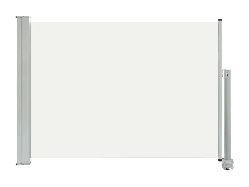 Auvent paravent store brise-vue crème 300 x 300 x 80 cm 02_0007395