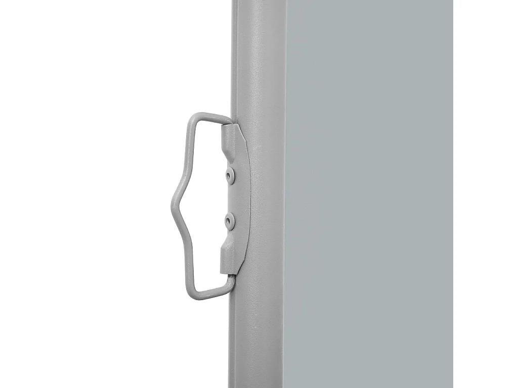 Auvent paravent store brise-vue grise 600 x 160 x 160 cm 02_0007100