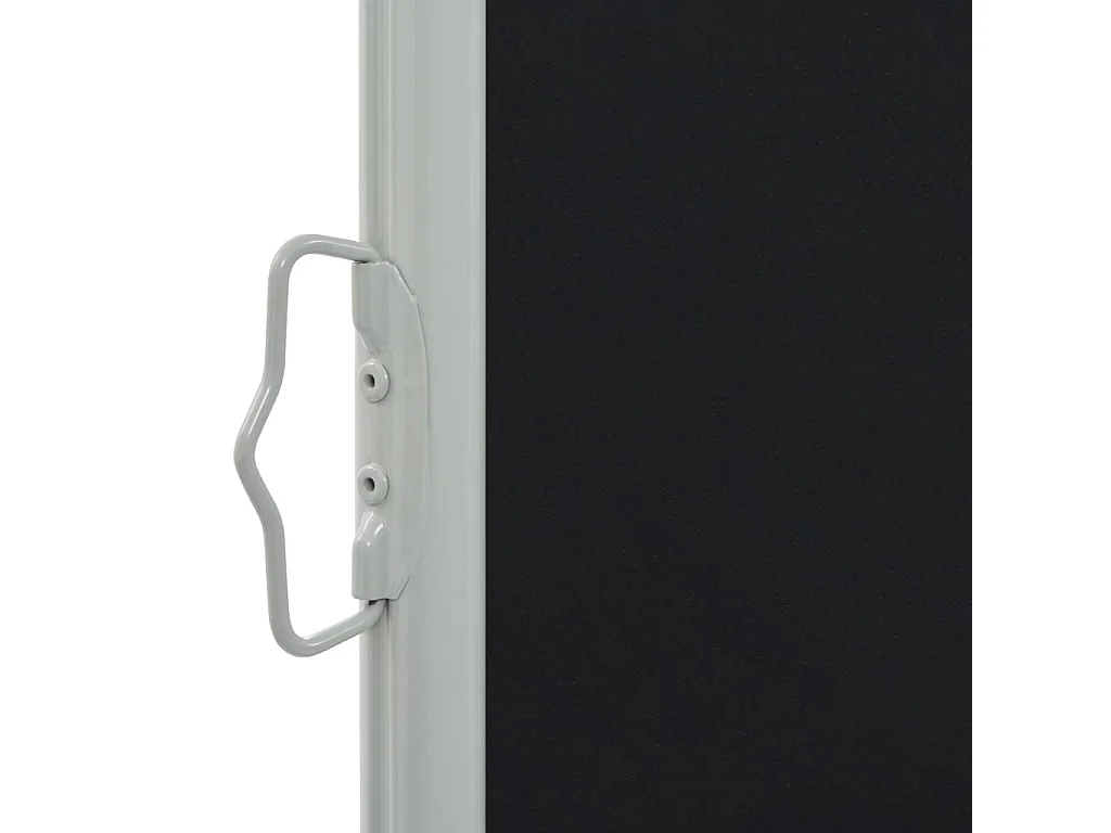 Toldo de protección lateral retráctil para patio, jardín, terraza, balcón, protección visual, 140 x 300 cm, negro 02_0007230