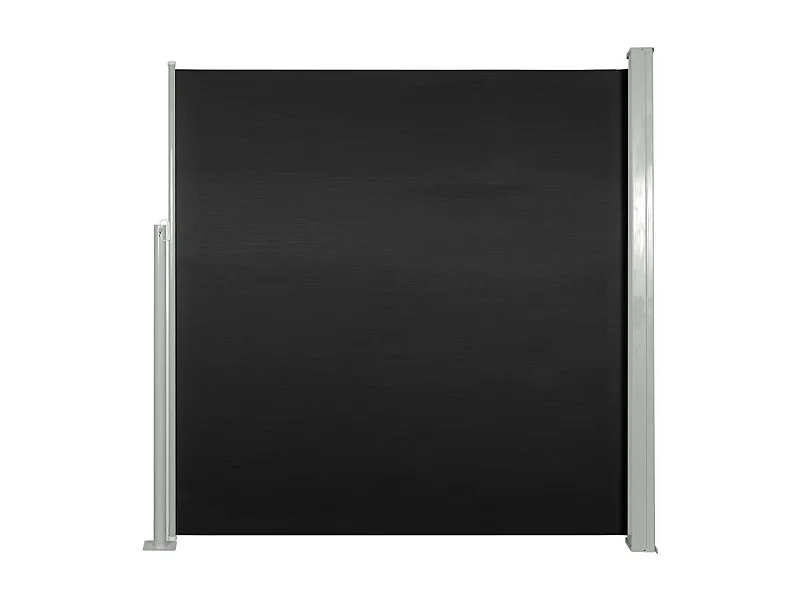 Auvent paravent store brise-vue noire 300 x 140 x 140 cm 02_0007091