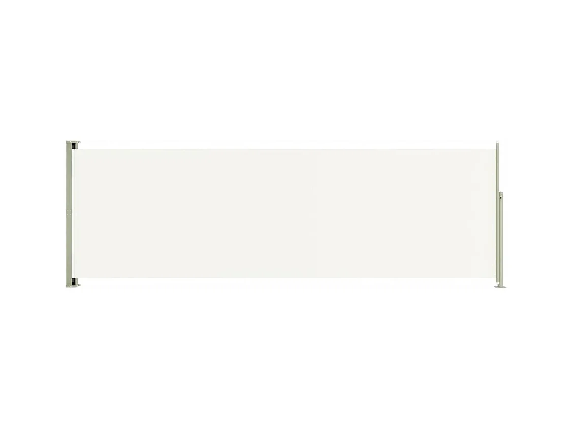 Auvent paravent store brise-vue crème 600 x 200 x 200 cm 02_0007364