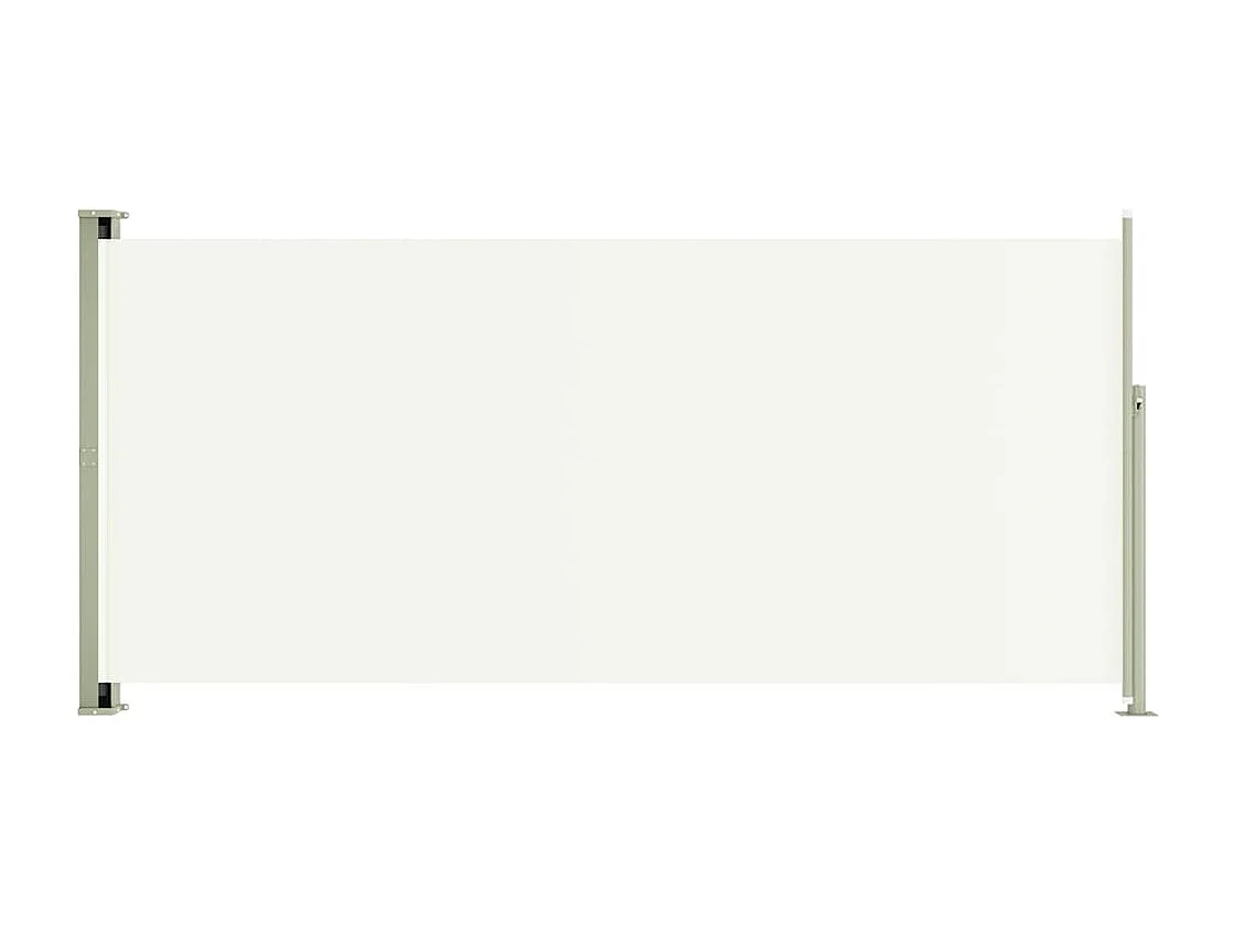 Auvent paravent store brise-vue crème 300 x 140 x 140 cm 02_0007241