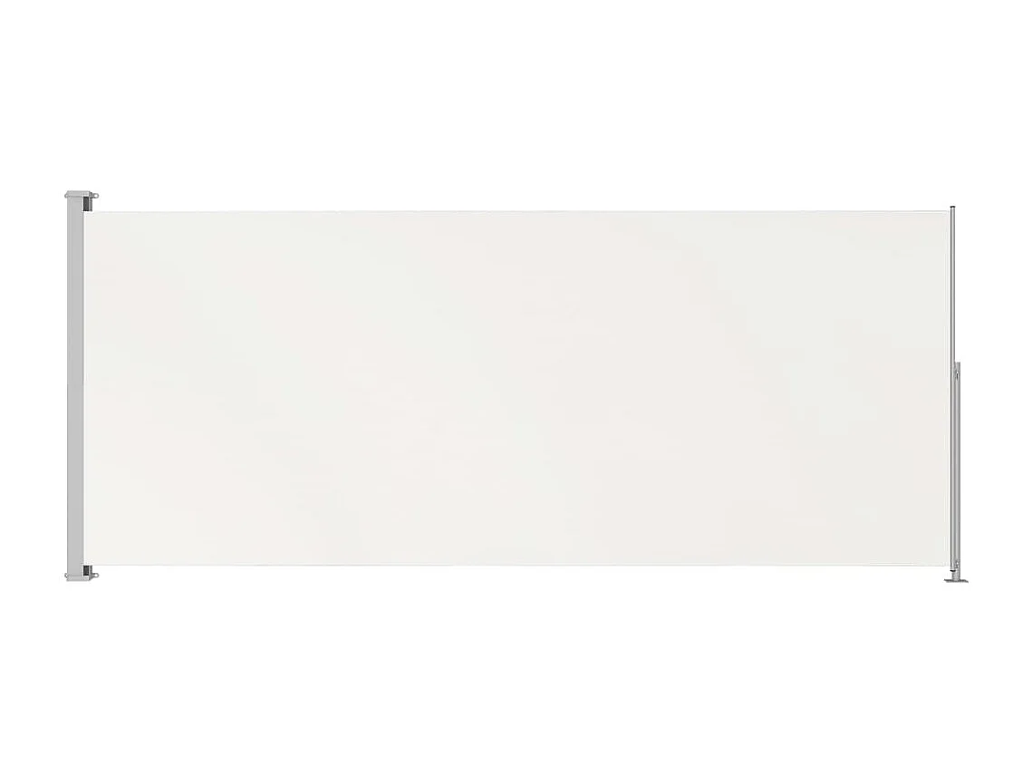 Auvent paravent store brise-vue crème 500 x 180 x 180 cm 02_0007336