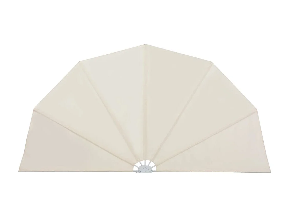 Auvent paravent store brise-vue crème 200 x 20 x 200 cm 02_0007065