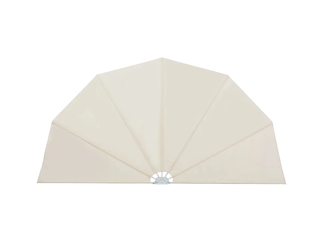 Auvent paravent store brise-vue crème 200 x 20 x 200 cm 02_0007065